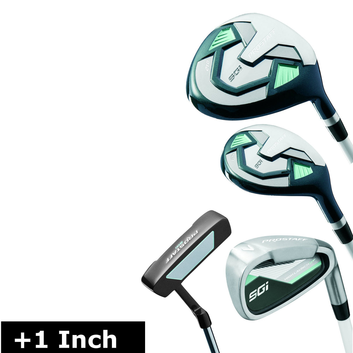 Wilson Pro Staff SGI Damen Komplettset / Golfset, Rechtshand, +1 Inch länger