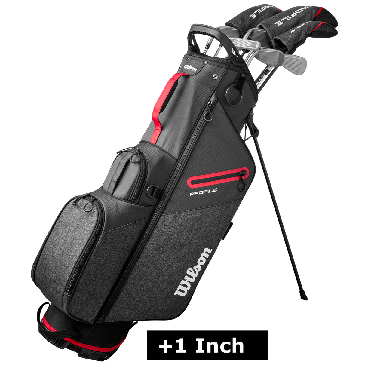 Wilson Profile Herren Komplettset / Golfset, Graphitschaft, Rechtshand, +1 inch länger