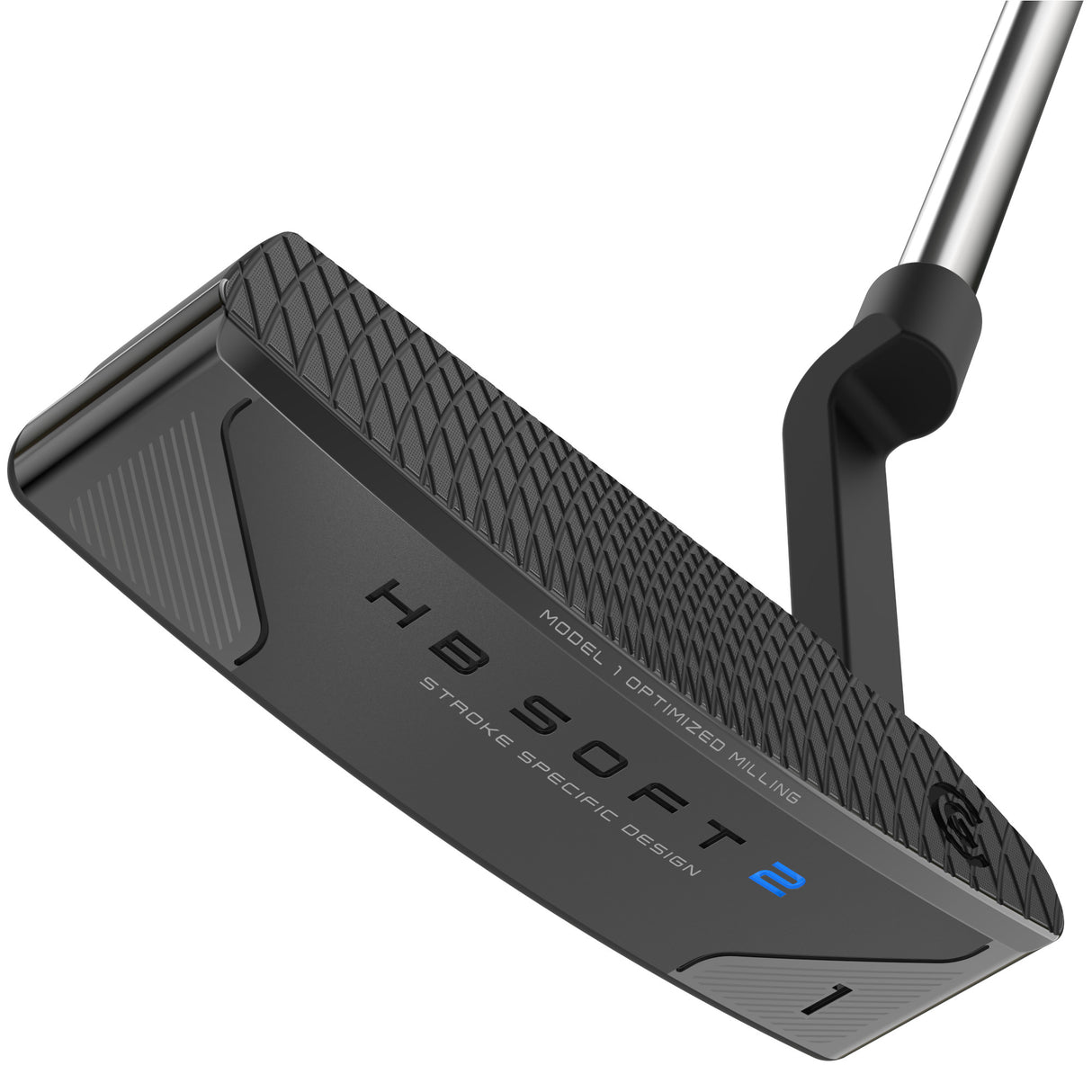 Cleveland HB Soft 2 Black Putter, #1 Plumber's Neck, Rechtshand
