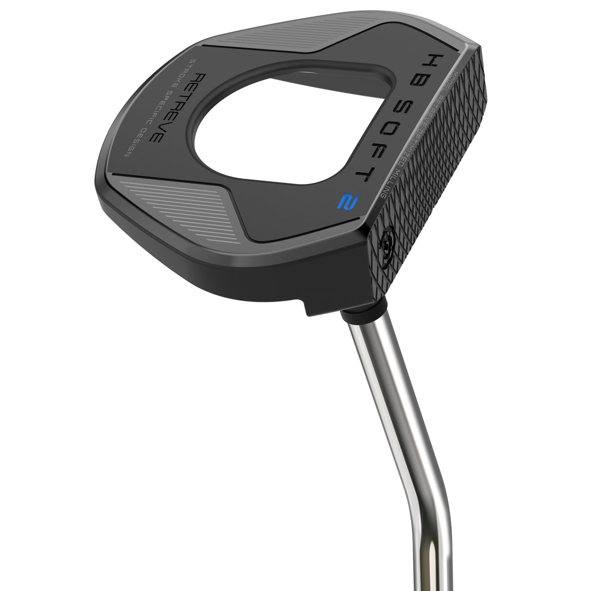 Cleveland HB Soft 2 Black Putter, Retrieve, Single Bend, Rechtshand
