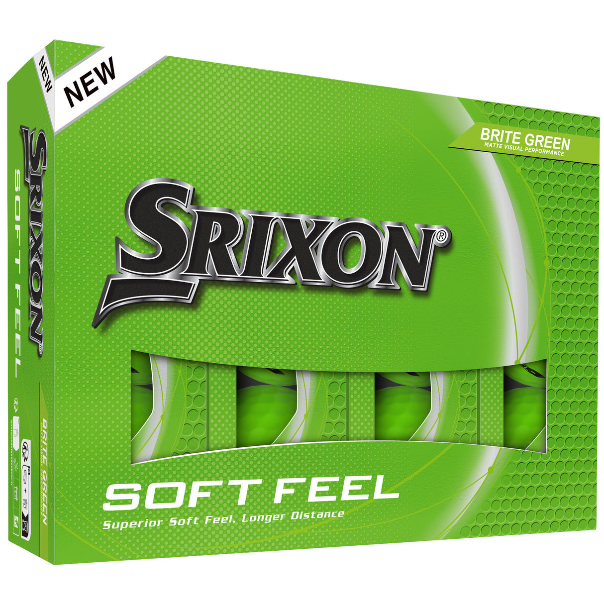 Srixon 2026 Soft Feel Brite Golfbälle, 12 Stück