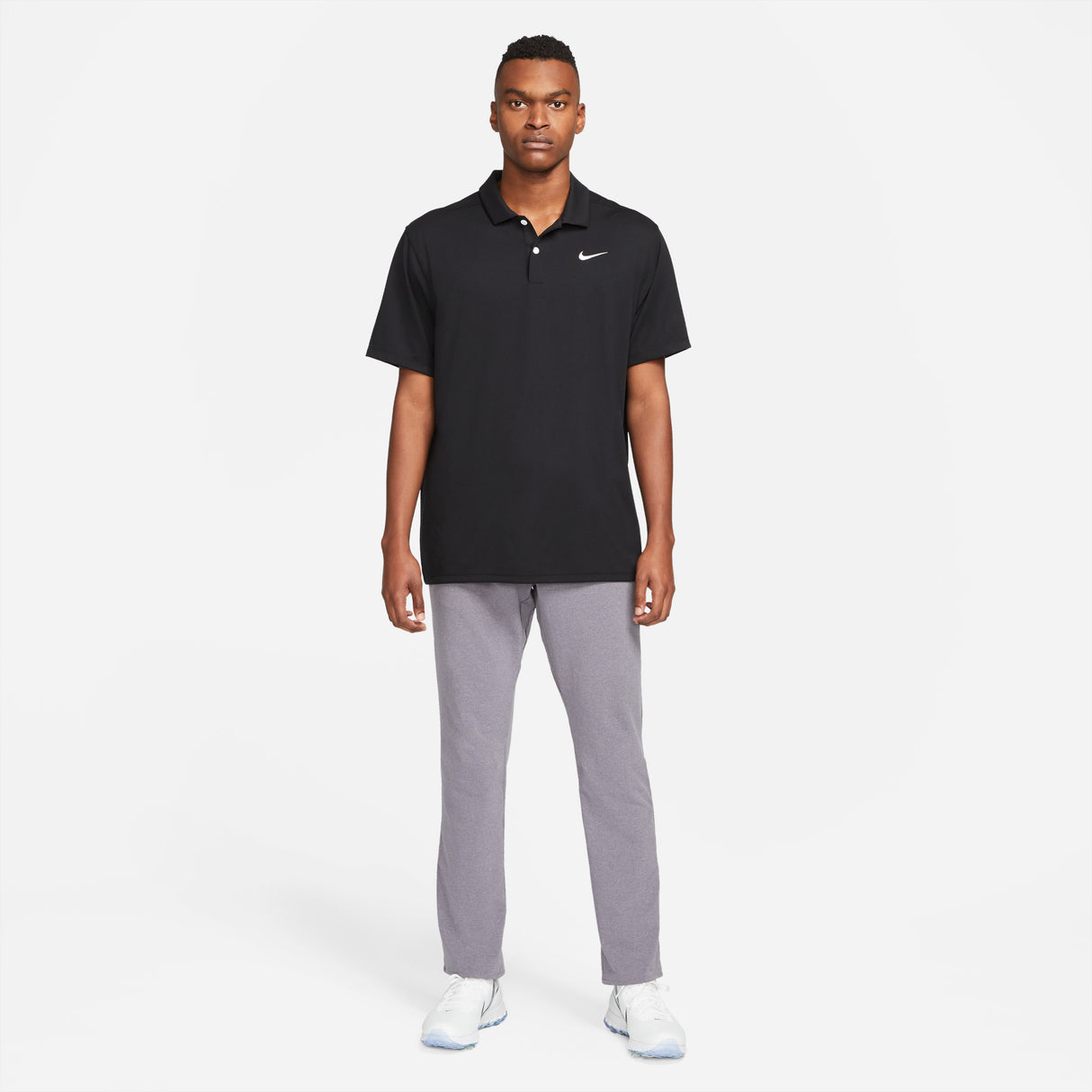 Nike Golf Dri-Fit Essential Herren Polo, Schwarz