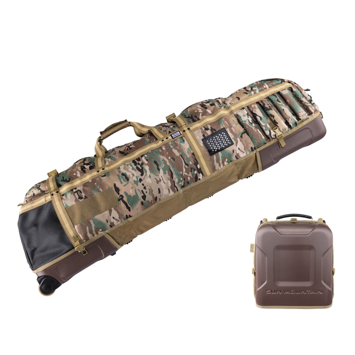 Sun Mountain 2026 KUBE Travelcover / Golf Reisetasche, Java / Sand / Camo