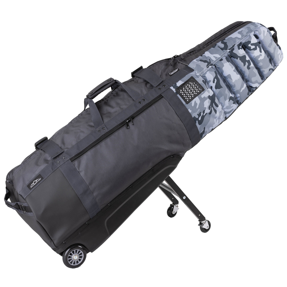 Sun Mountain Club Glider Meridian Travelcover / Golf Reisetasche, Schwarz / Camouflage