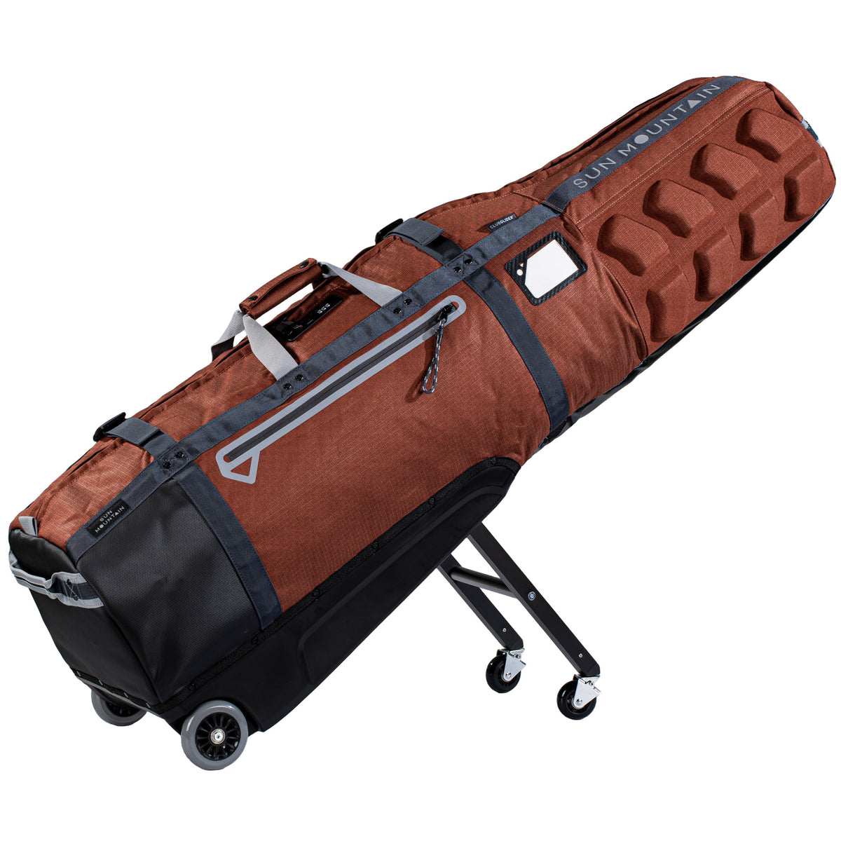 Sun Mountain Club Glider 3 Travelcover / Golf Reisetasche, Kupfer / Stahlgrau