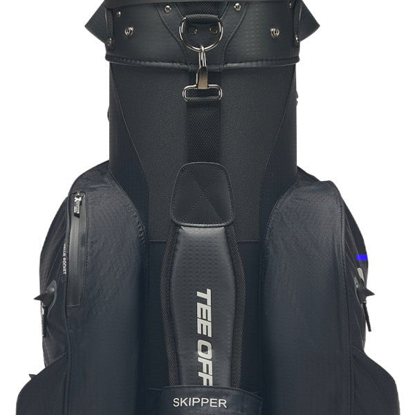 Rydz Skipper QO9 Waterproof Cartbag, Schwarz, Oversize (+2 inch höher) - Golflaedchen.de