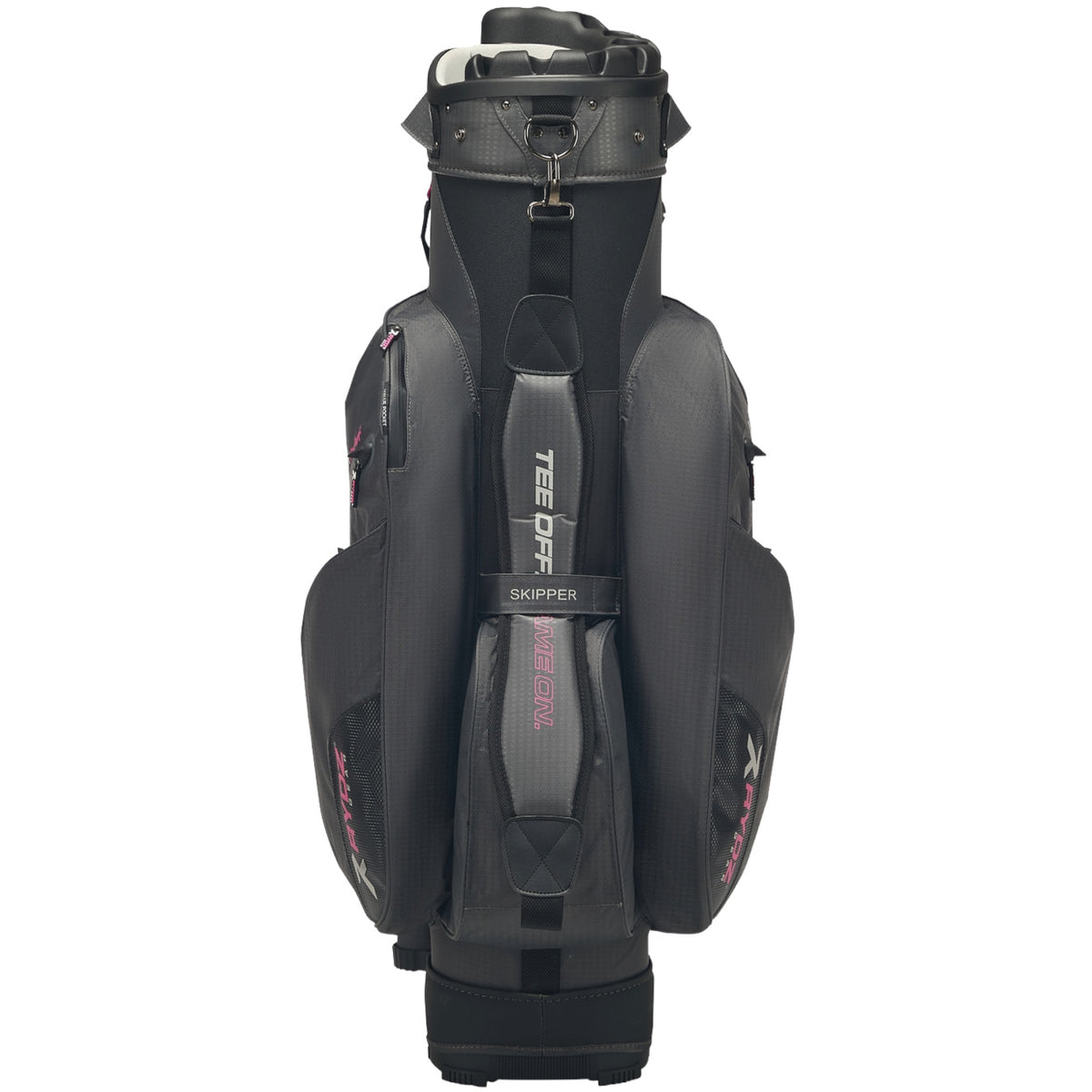 Rydz Skipper QO9 Waterproof Damen Cartbag, Anthrazit / Silbergrau / Pink