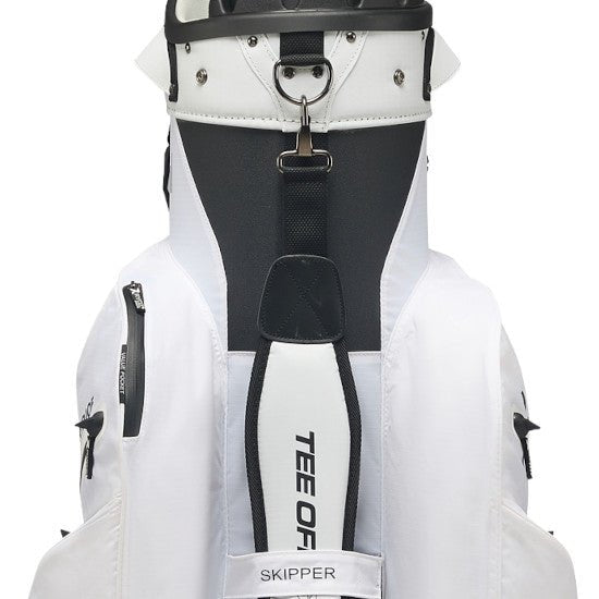 Rydz Skipper QO9 Waterproof Cartbag, Weiß - Golflaedchen.de