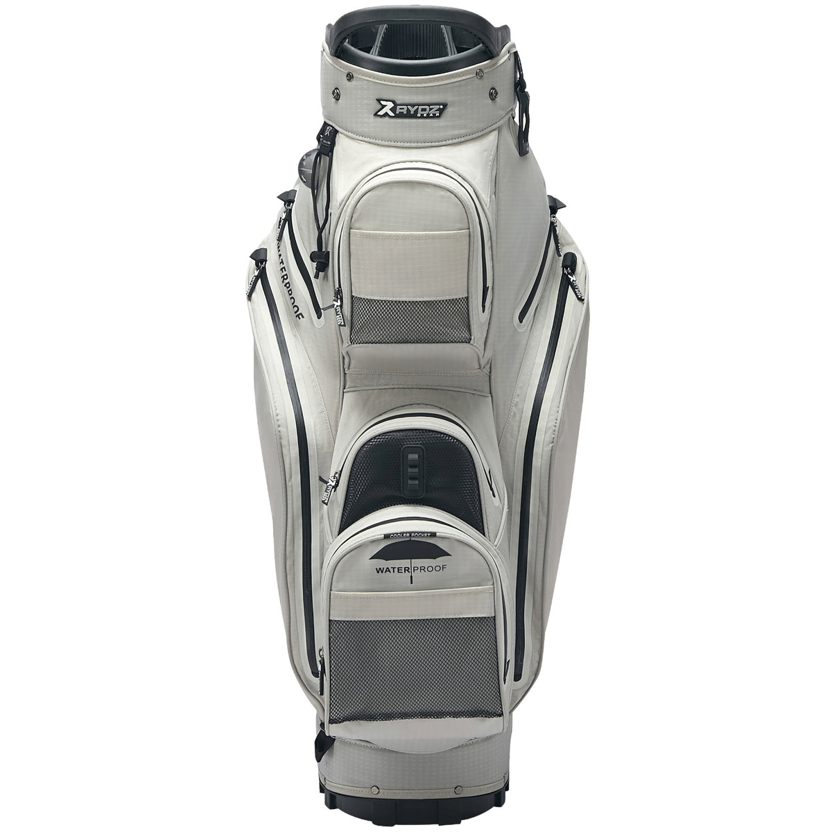 Rydz Clip Waterproof Cartbag, Silbergrau
