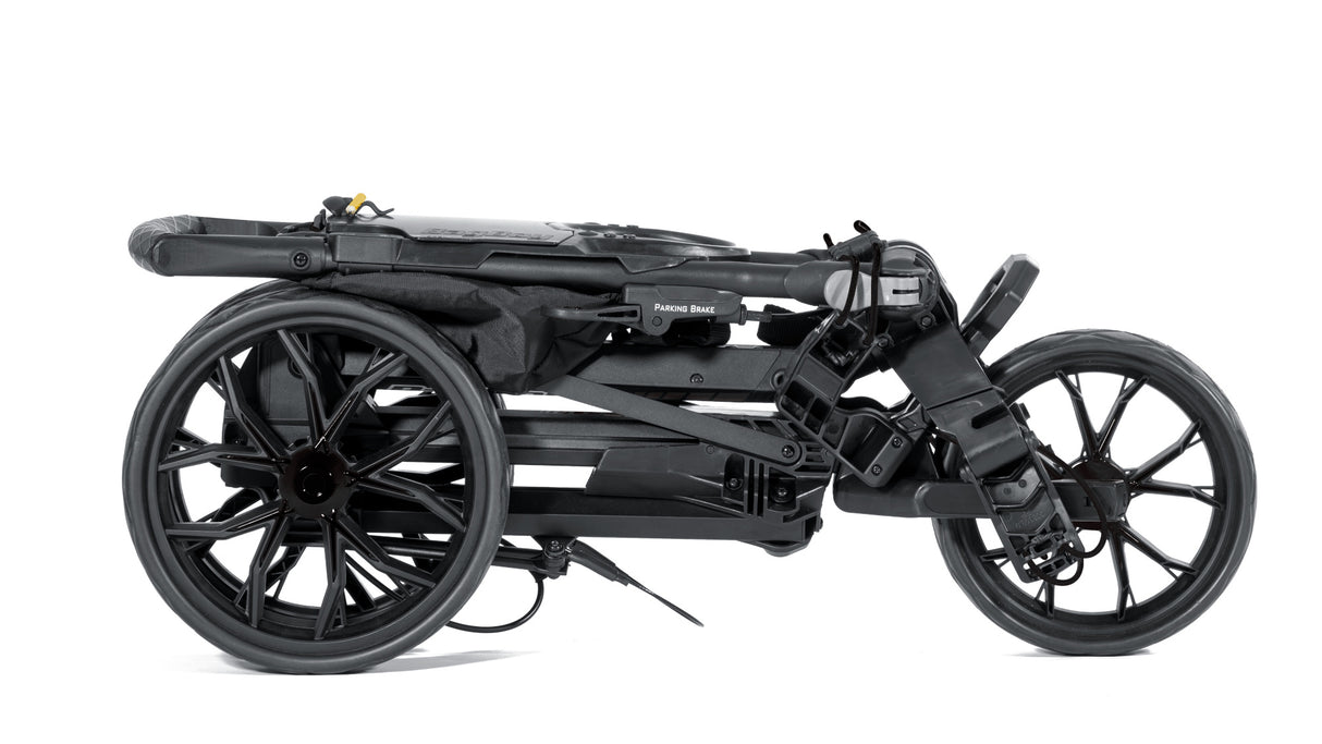 Bag Boy Slimfold 3-Rad Golftrolley, Grün / Schwarz