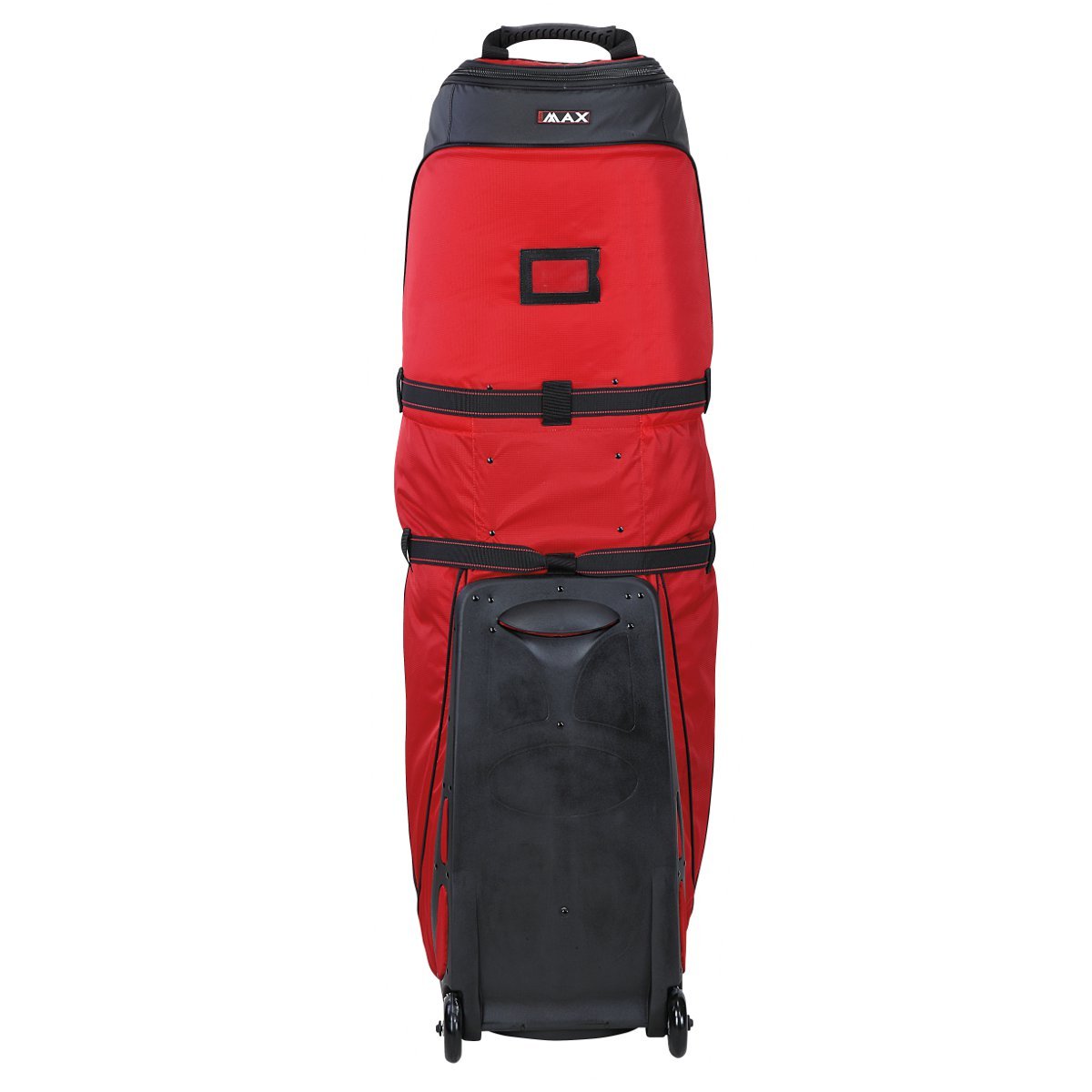 Big Max Wheeler 3 Travelcover / Golf Reisetasche, Schwarz / Rot - Golflaedchen.de