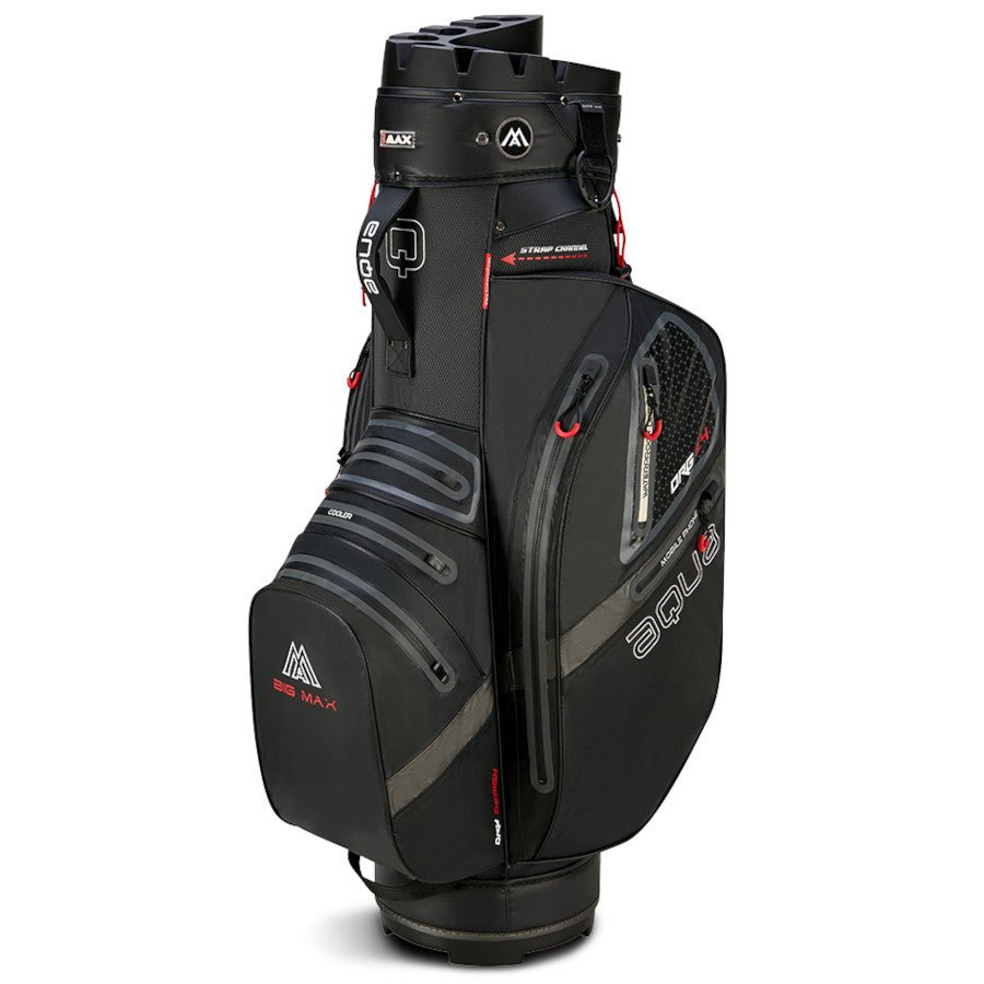 Big Max Aqua Silencio 4 Waterproof Cartbag, Schwarz - Golflaedchen.de