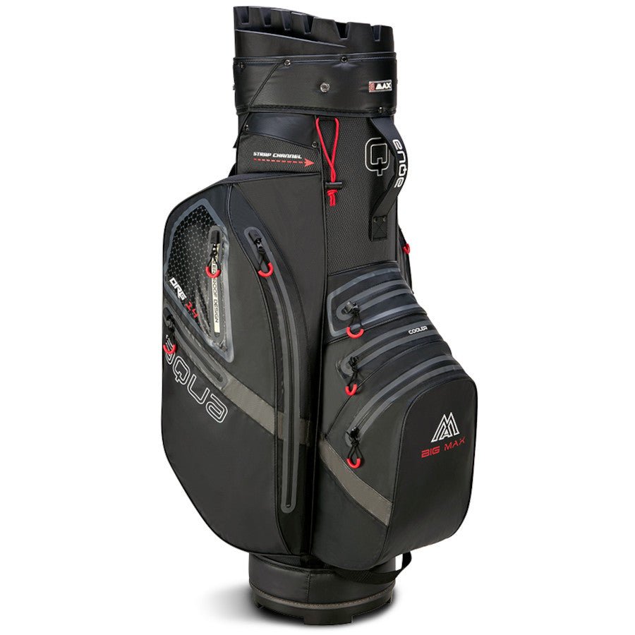 Big Max Aqua Silencio 4 Waterproof Cartbag, Schwarz - Golflaedchen.de