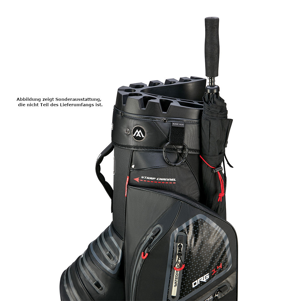 Big Max Aqua Silencio 4 Waterproof Cartbag, Schwarz