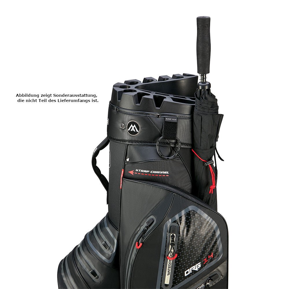 Big Max Aqua Silencio 4 Waterproof Cartbag, Schwarz - Golflaedchen.de