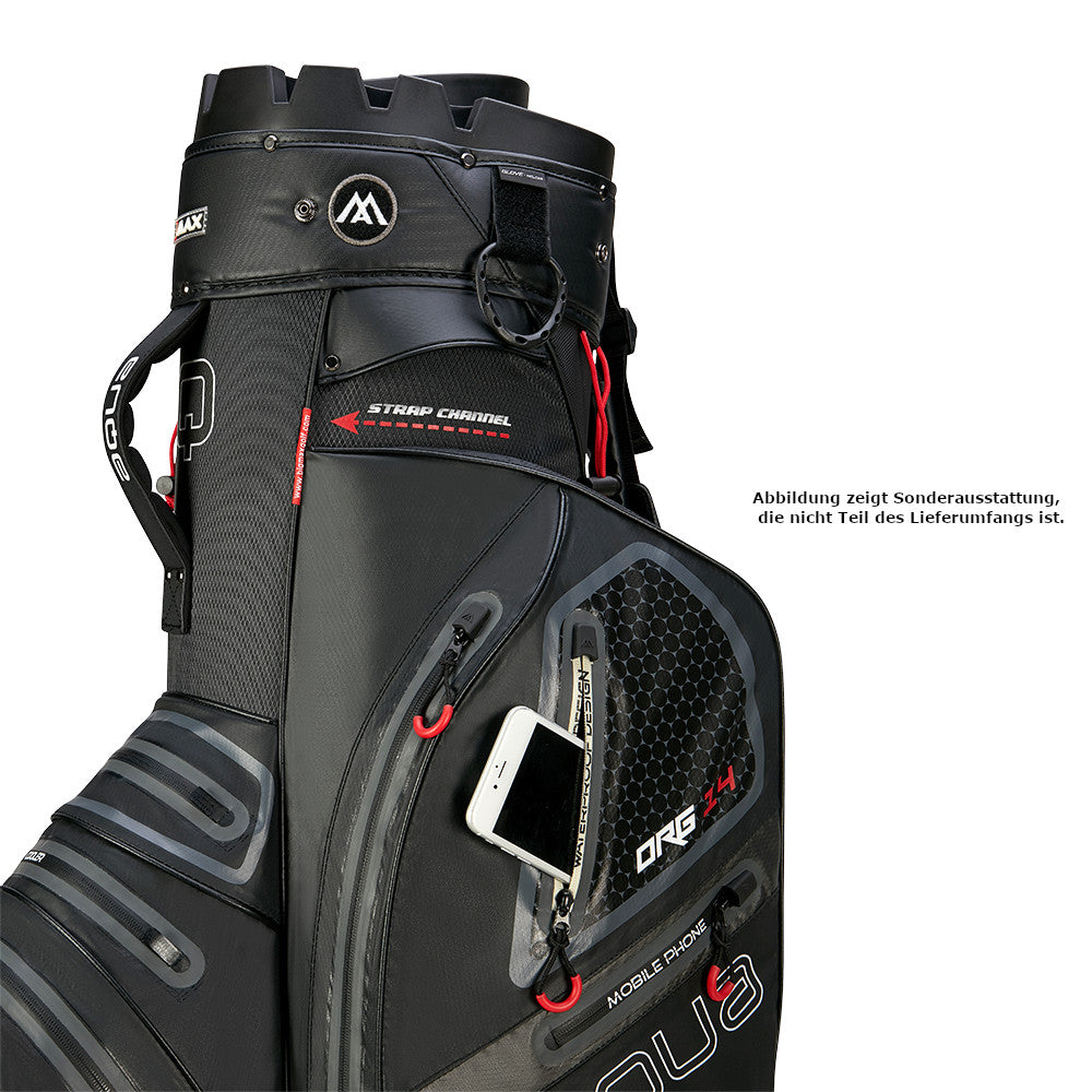 Big Max Aqua Silencio 4 Waterproof Cartbag, Schwarz