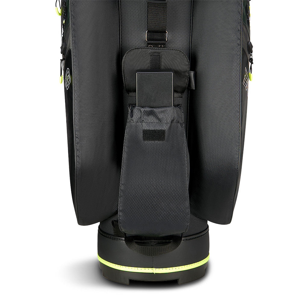 Big Max Aqua Silencio 4 Waterproof Cartbag, Dunkelgrün / Schwarz / Lime
