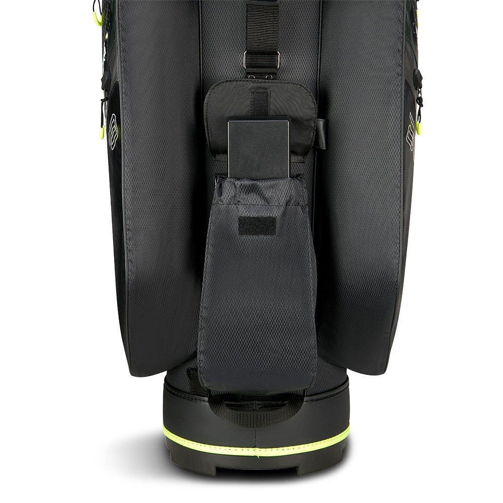 Big Max Aqua Silencio 4 Waterproof Cartbag, Dunkelgrün / Schwarz / Lime - Golflaedchen.de