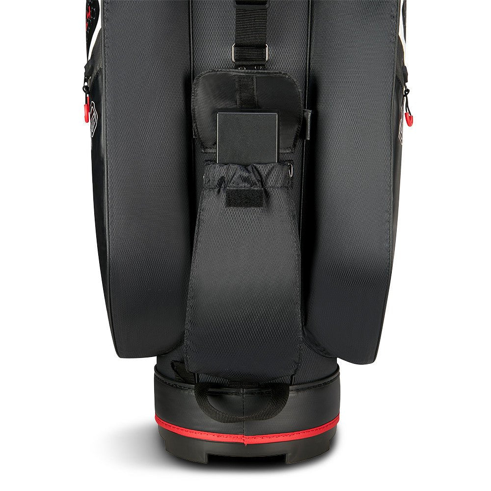 Big Max Aqua Silencio 4 Waterproof Cartbag, Weiß / Schwarz / Rot - Golflaedchen.de