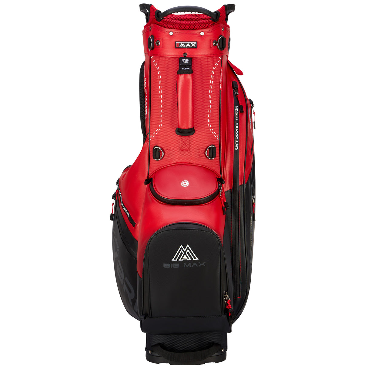 Big Max Dri Lite Hybrid Plus Waterproof Standbag, Rot / Schwarz