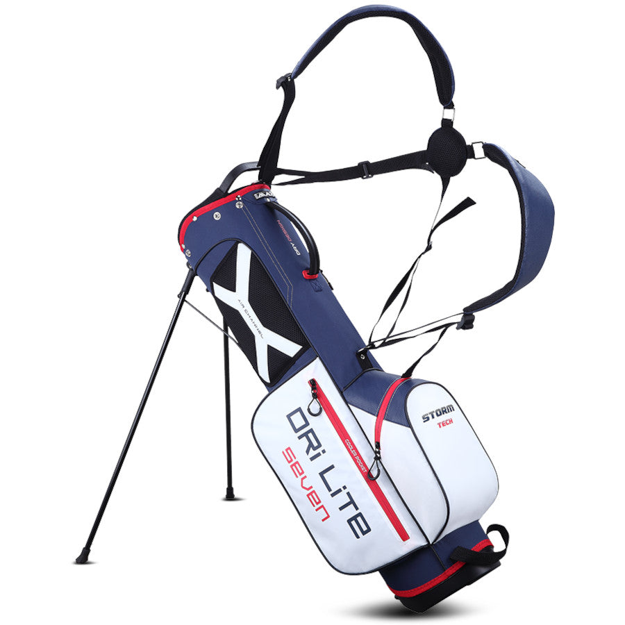 Big Max Dri Lite Seven G Waterproof Standbag, Weiß / Navy / Rot