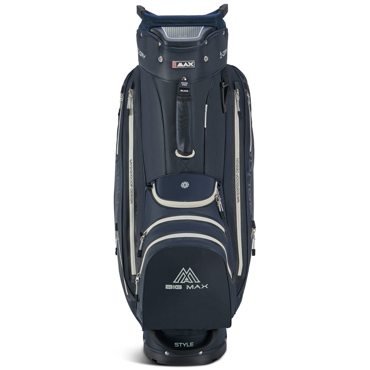 Big Max Aqua Style 4 Waterproof Cartbag, Navy