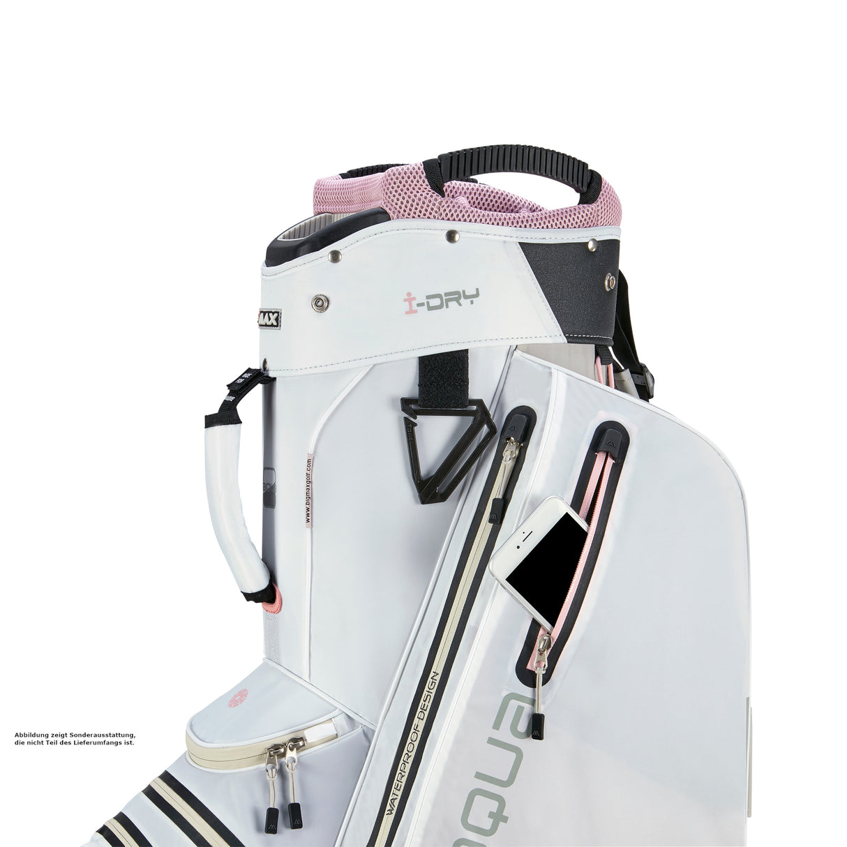Big Max Aqua Style 4 Waterproof Damen Cartbag, Weiß / Pink