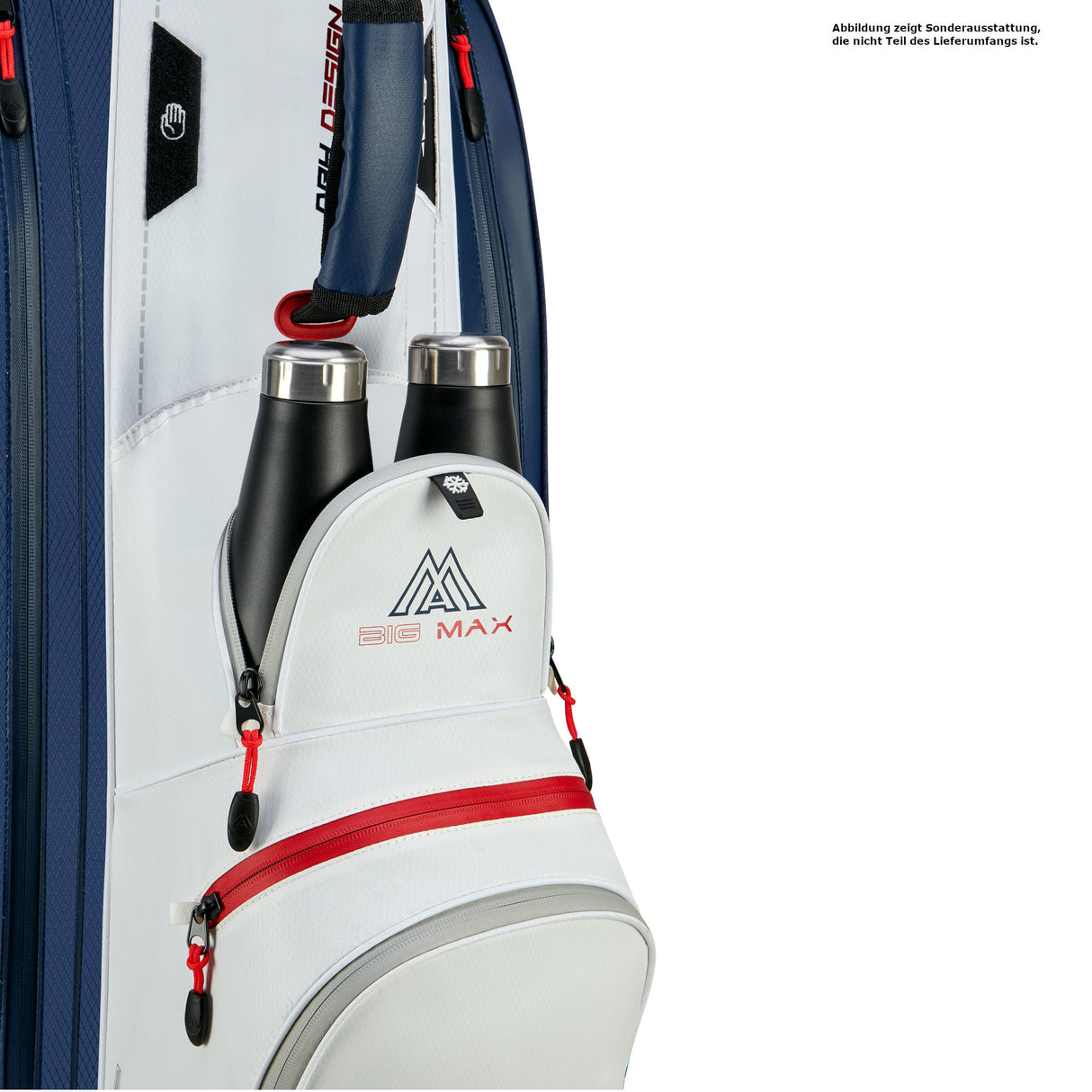 Big Max Dri Lite Sport 3 Waterproof Cartbag, Navy / Weiß / Rot
