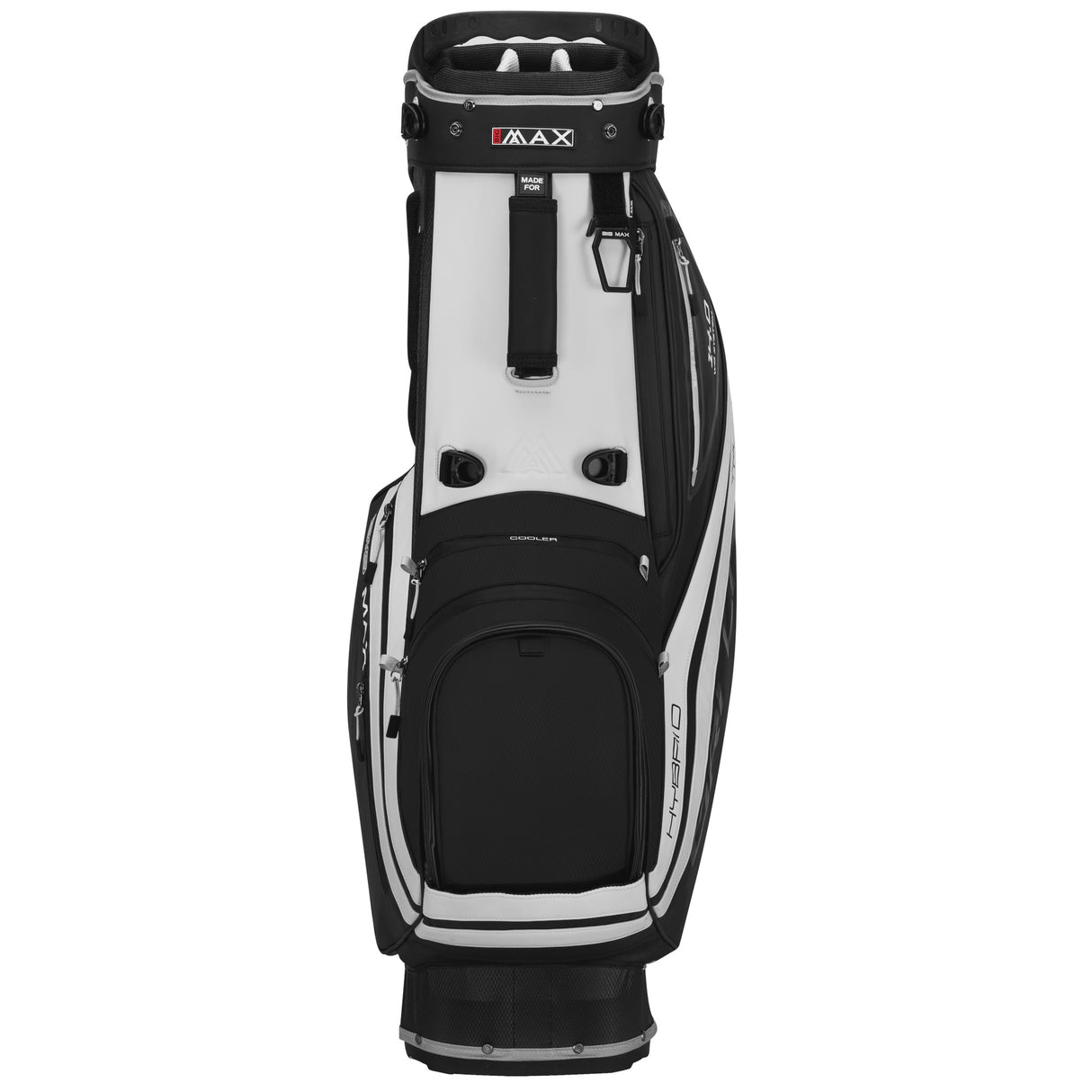 Big Max Dri Lite Hybrid Tour 2 Waterproof Standbag, Schwarz / Offwhite