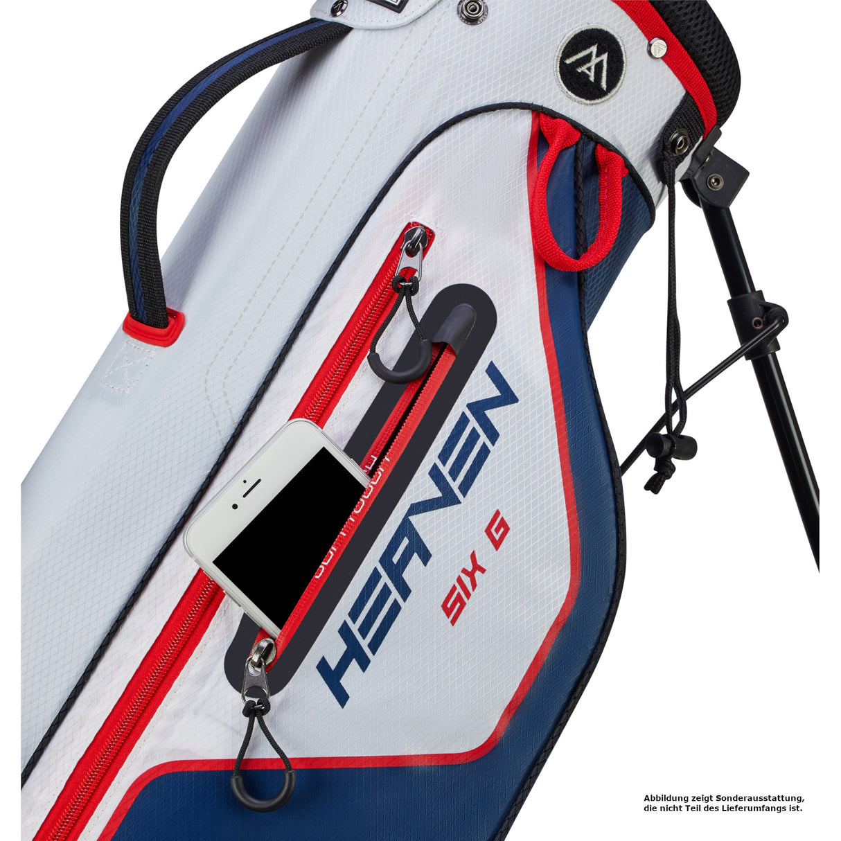 Big Max Heaven SIX G Standbag, Weiß / Navy / Rot