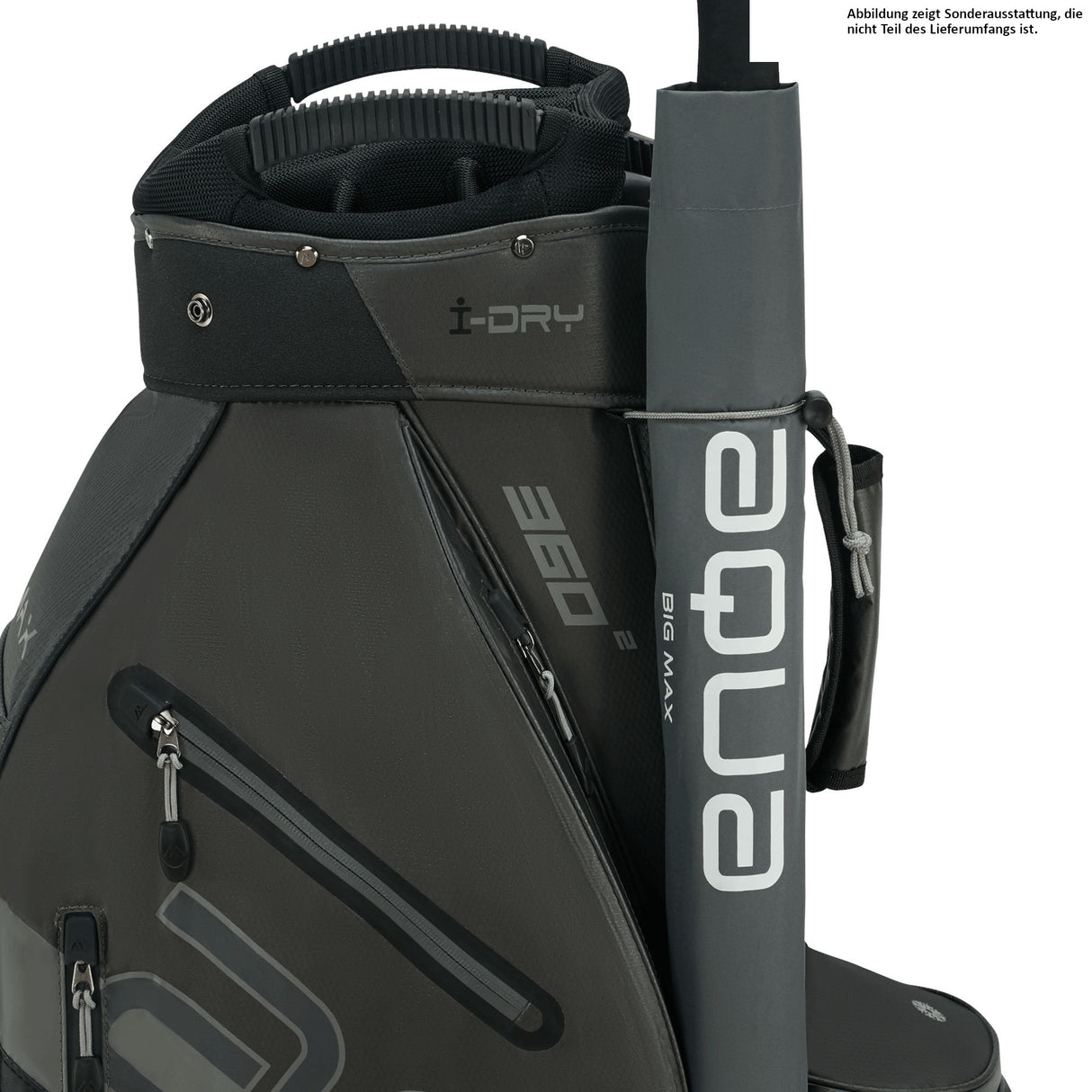Big Max 2026 Aqua Sport 360² Waterproof Cartbag, Schwarz / Grau