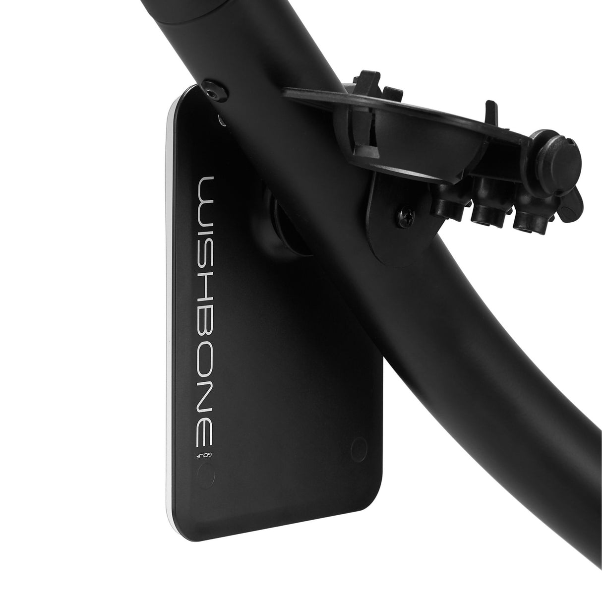 Wishbone ONE Golftrolley inkl. Schirmhalter und Scorecardhalter, Schwarz / Grün