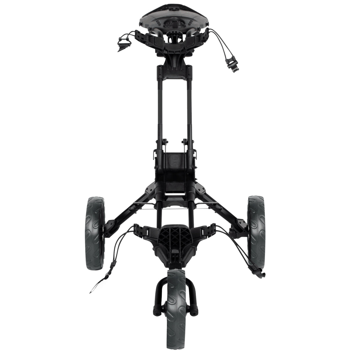 Wishbone THREE Golftrolley, Schwarz / Weiß - Golflaedchen.de