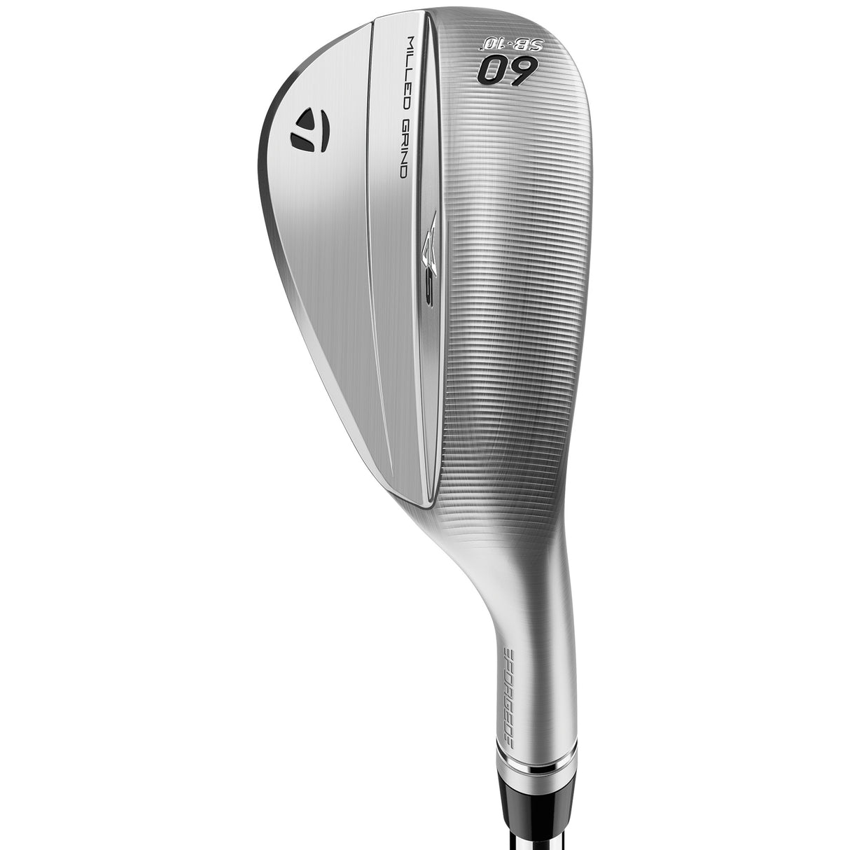 Taylor Made Milled Grind 5 Wedge, Chrome Finish, Stahlschaft, Herren Linkshand