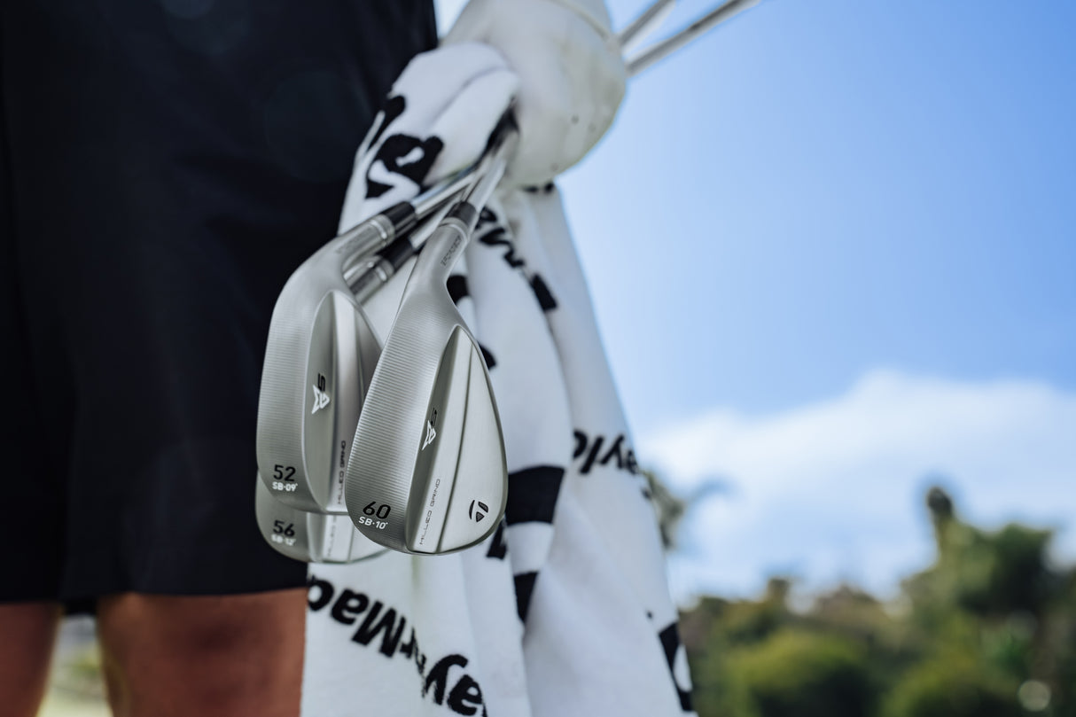 Taylor Made Milled Grind 5 Wedge, Chrome Finish, Graphitschaft, Herren Rechtshand