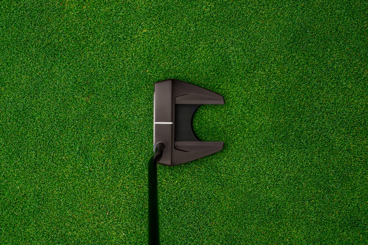 TaylorMade Spider Tour F Torched Putter, #DB (Double Bend), Single Line, Rechtshand
