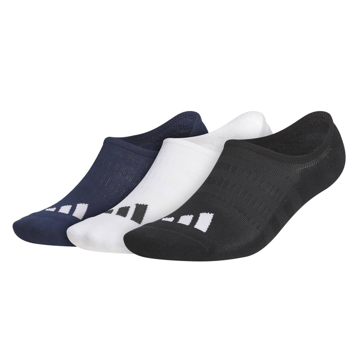 Adidas No Show Herren Golf Socken, 3 Paar Vorteilspack, Weiß