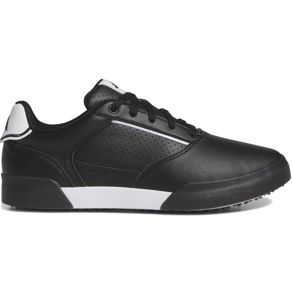 Adidas RetroCross Herren Golfschuhe, Schwarz / Weiß
