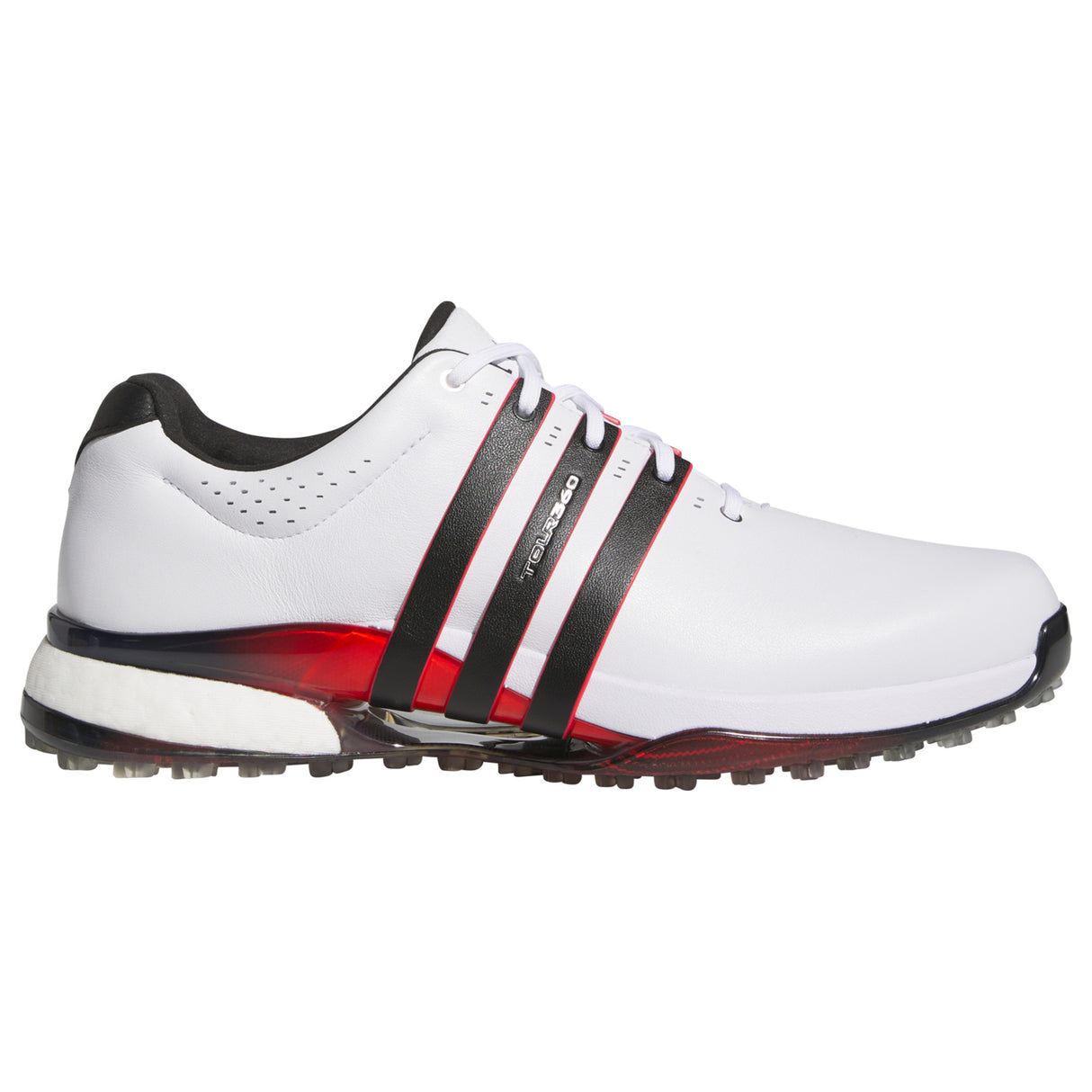 Adidas Tour 360 SL Herren Golfschuhe 2026, Weiß / Schwarz / Rot