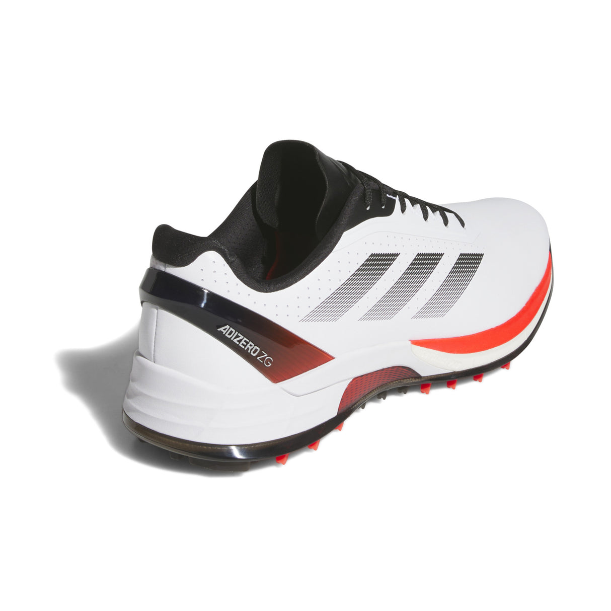 Adidas Adizero ZG 2026 Herren Golfschuhe, Weiß / Schwarz / Rot