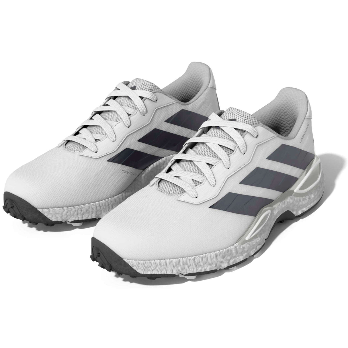 Adidas 2027 CodeChaos Herren Golfschuhe, Weiß / Silbergrau - Golflaedchen.de