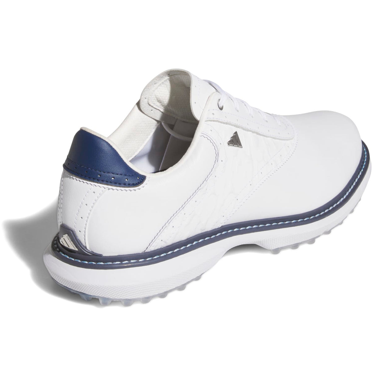 Adidas MC70 SL Spikeless Herren Golfschuhe, Weiß / Navy