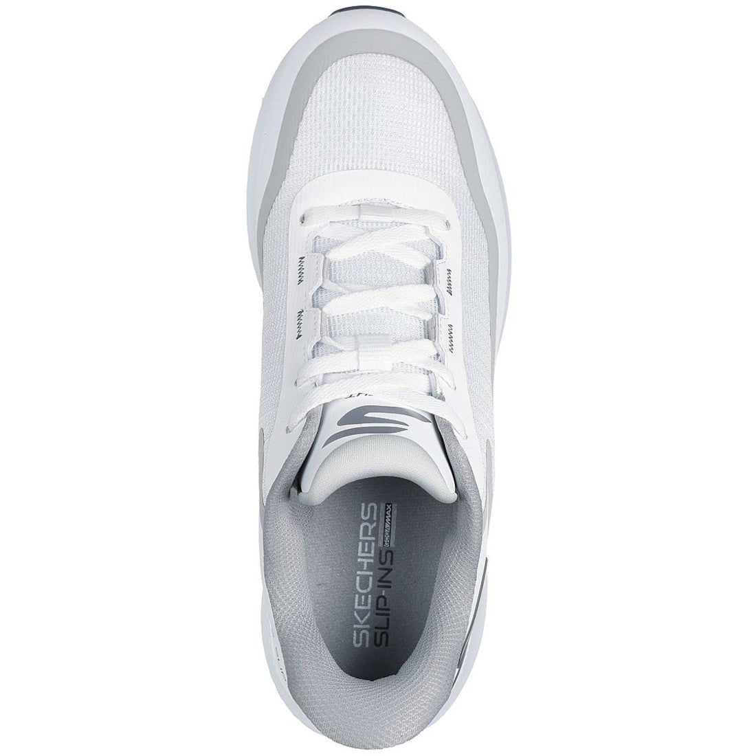 Skechers 2026 Flight Herren Golfschuhe, Weiß / Silbergrau - Golflaedchen.de