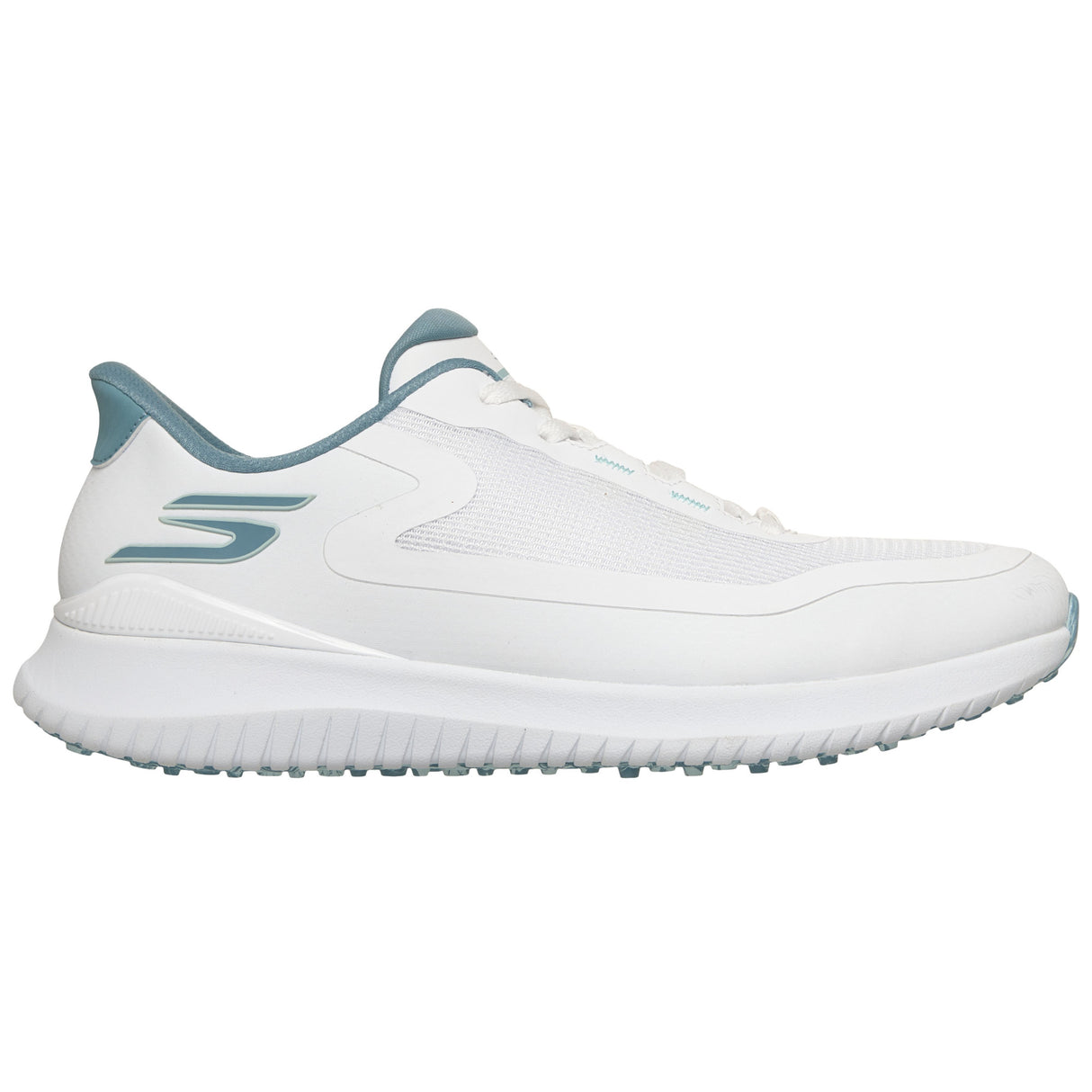 Skechers 2026 Flight Herren Golfschuhe, Weiß / Hellblau - Golflaedchen.de