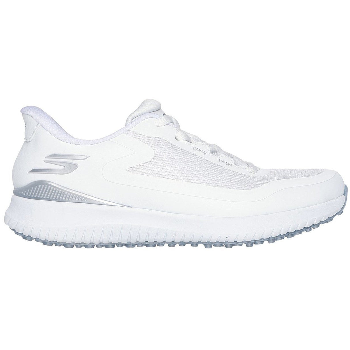 Skechers 2026 Flight Damen Golfschuhe, Weiß / Silbergrau - Golflaedchen.de