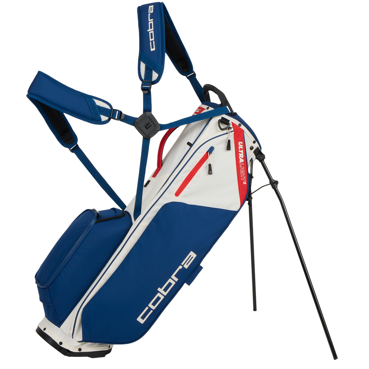 Cobra 2026 Ultralight 2 Standbag, Blau / Offwhite / Rot