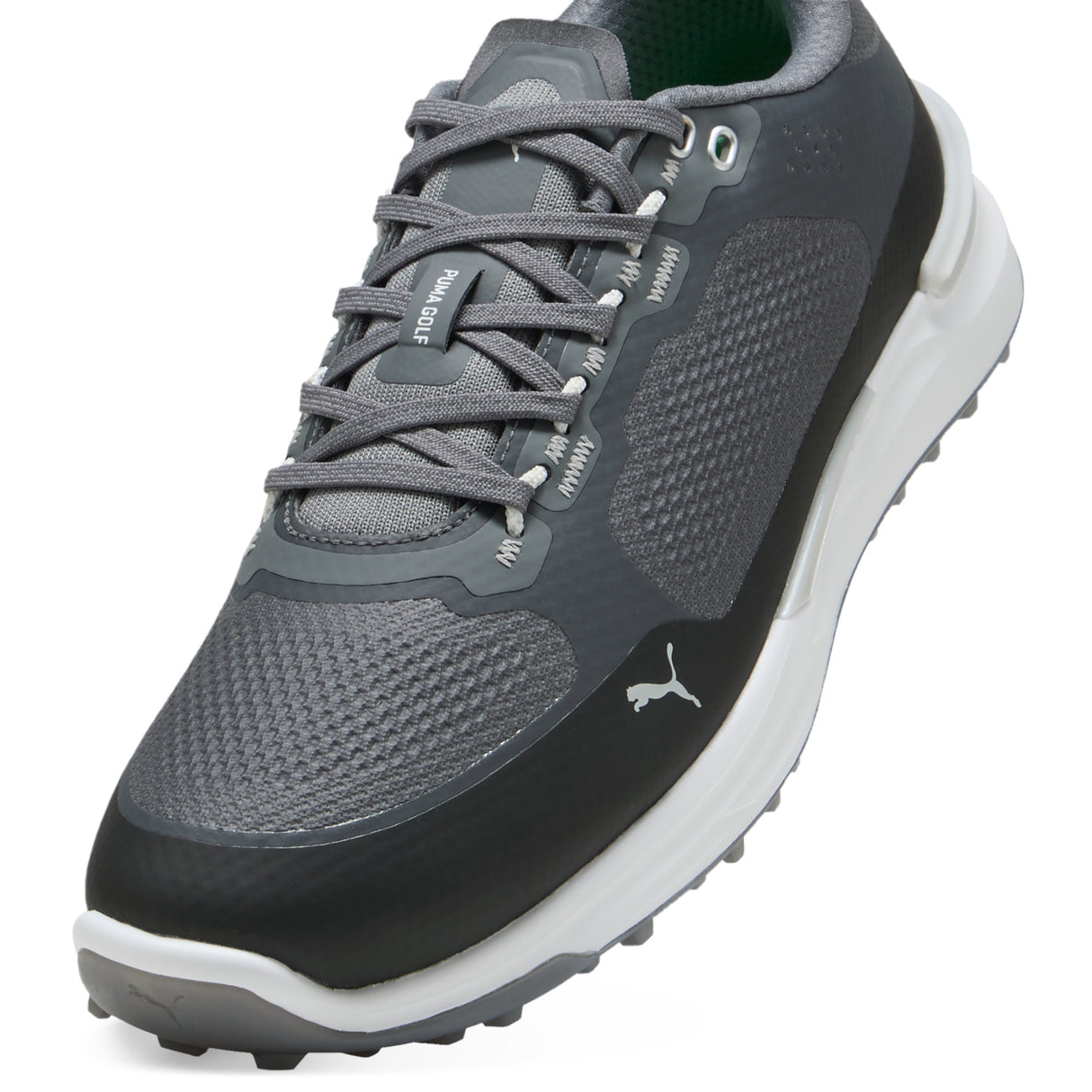 Puma IGNITE Elevate X Herren Golfschuhe, Grau / Schwarz / Weiß