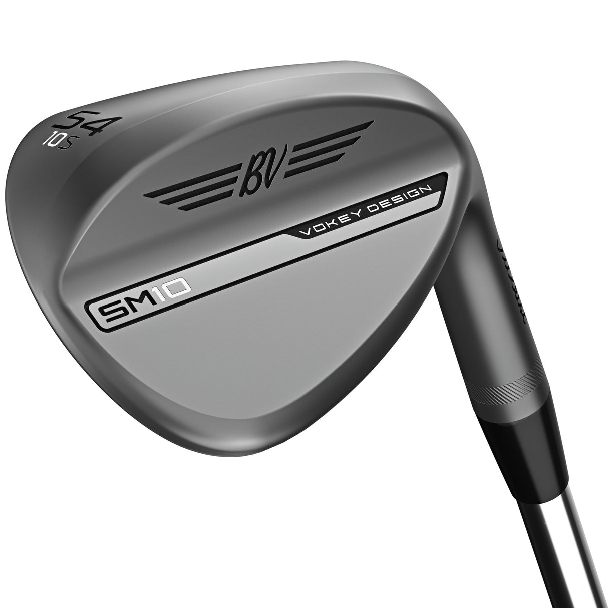 Titleist Vokey Design SM10 Wedge, Nickel, Stahlschaft, Herren Linkshand