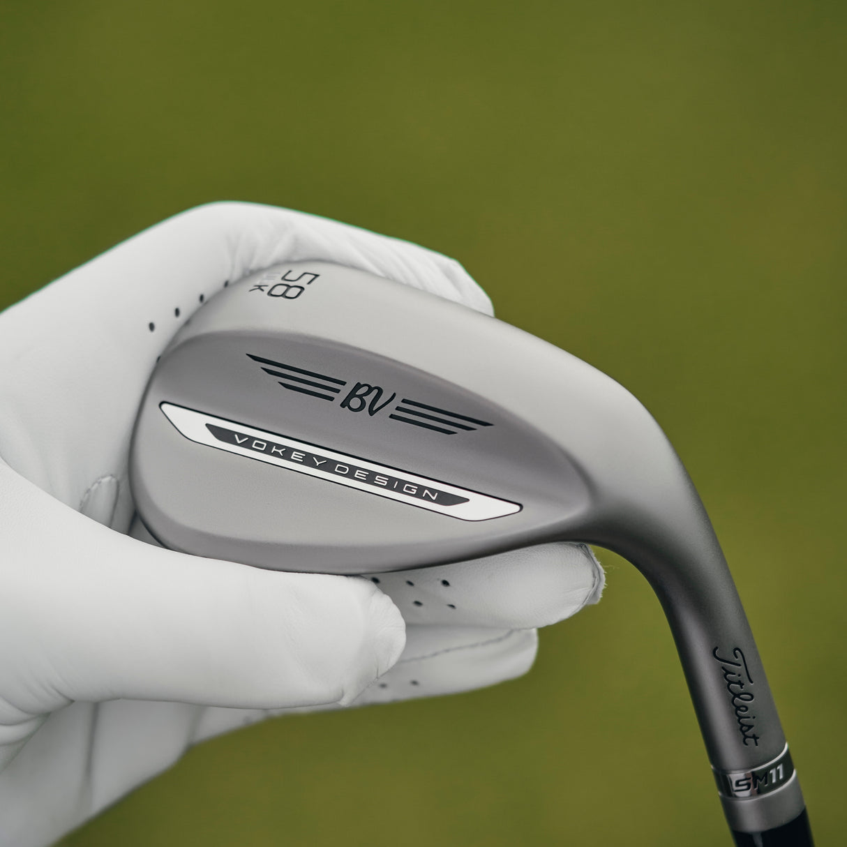 Titleist Vokey Design SM11 Wedge, Nickel, Stahlschaft, Herren Rechtshand