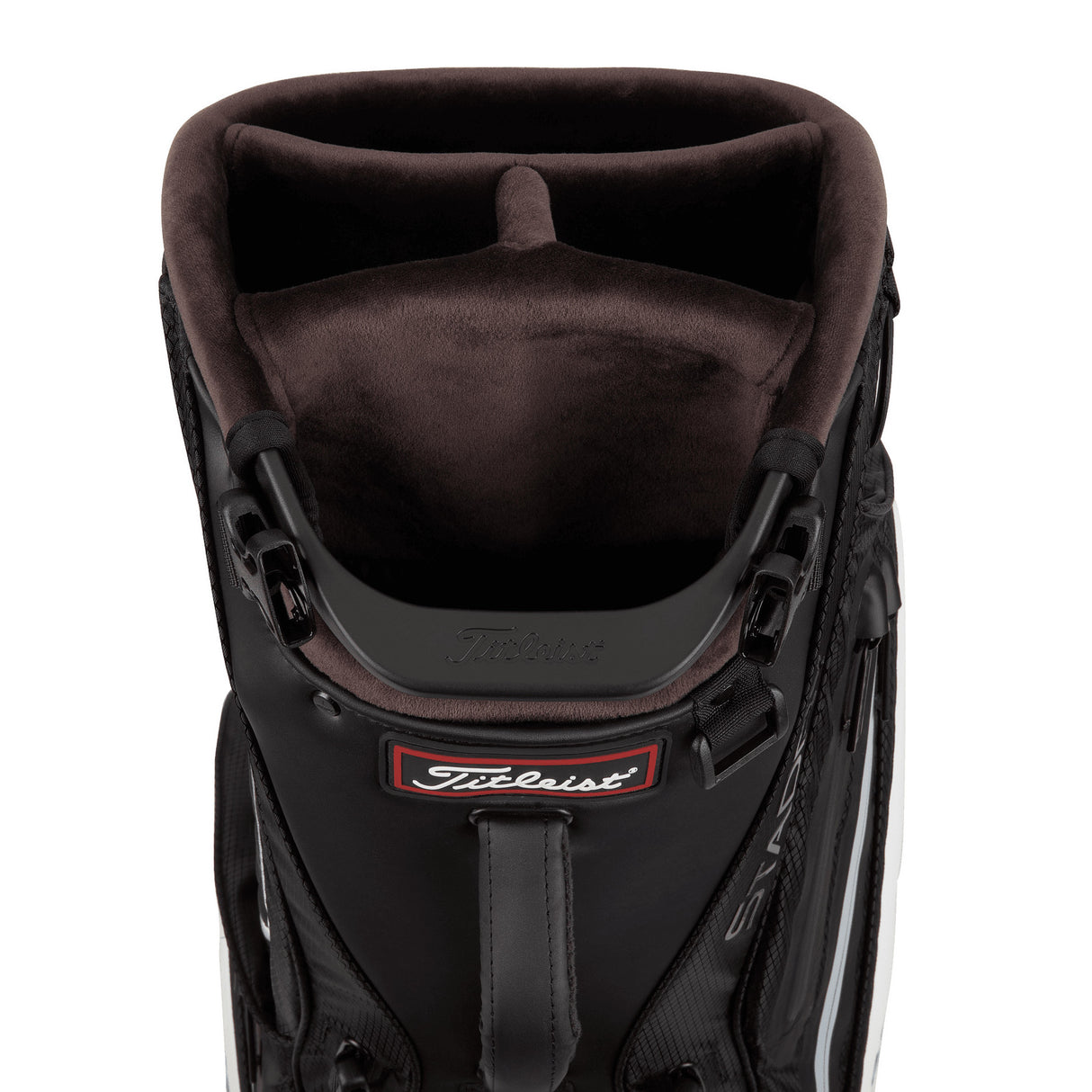 Titleist 2026 Premium Tour Staff StaDry Waterproof Standbag, Weiß / Schwarz